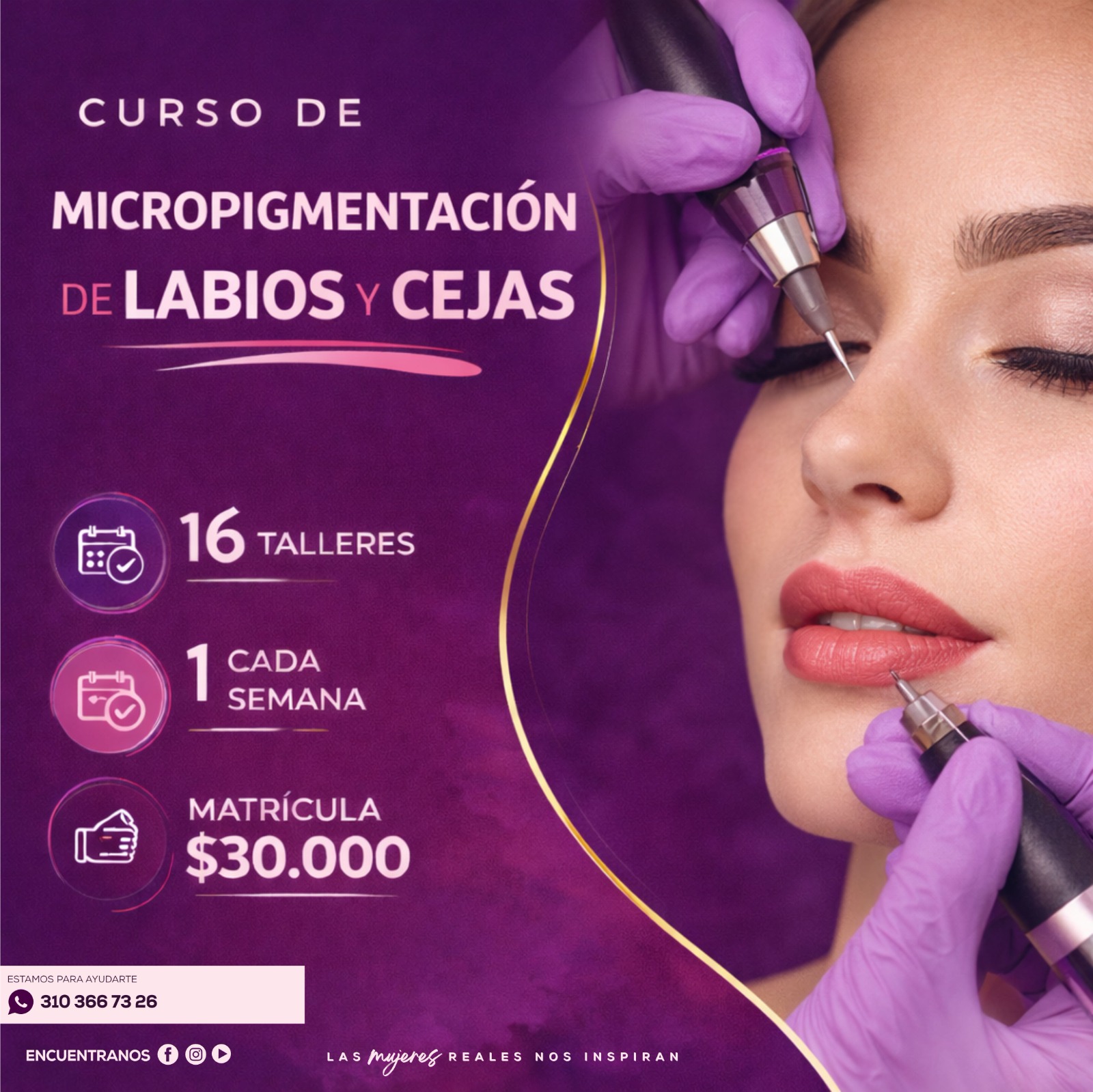INCES Academia de belleza Facebook ad: PEREIRA - CURSOS DE BELLEZA 2026