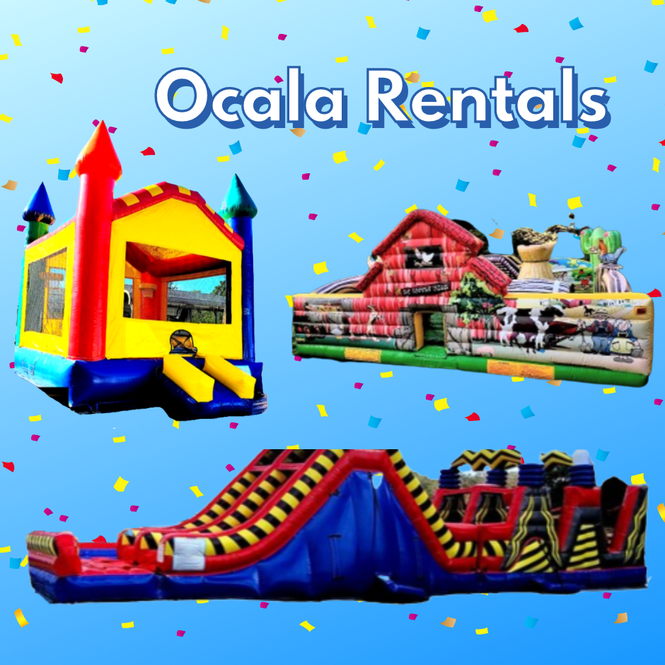 waterslideocala Facebook ad: Organize your party in style!