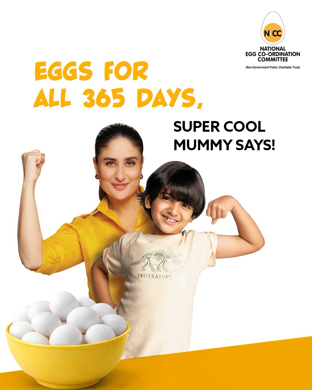 National Egg Co-ordination Committee Facebook ad: Strong kids are built daily, not seasonally.