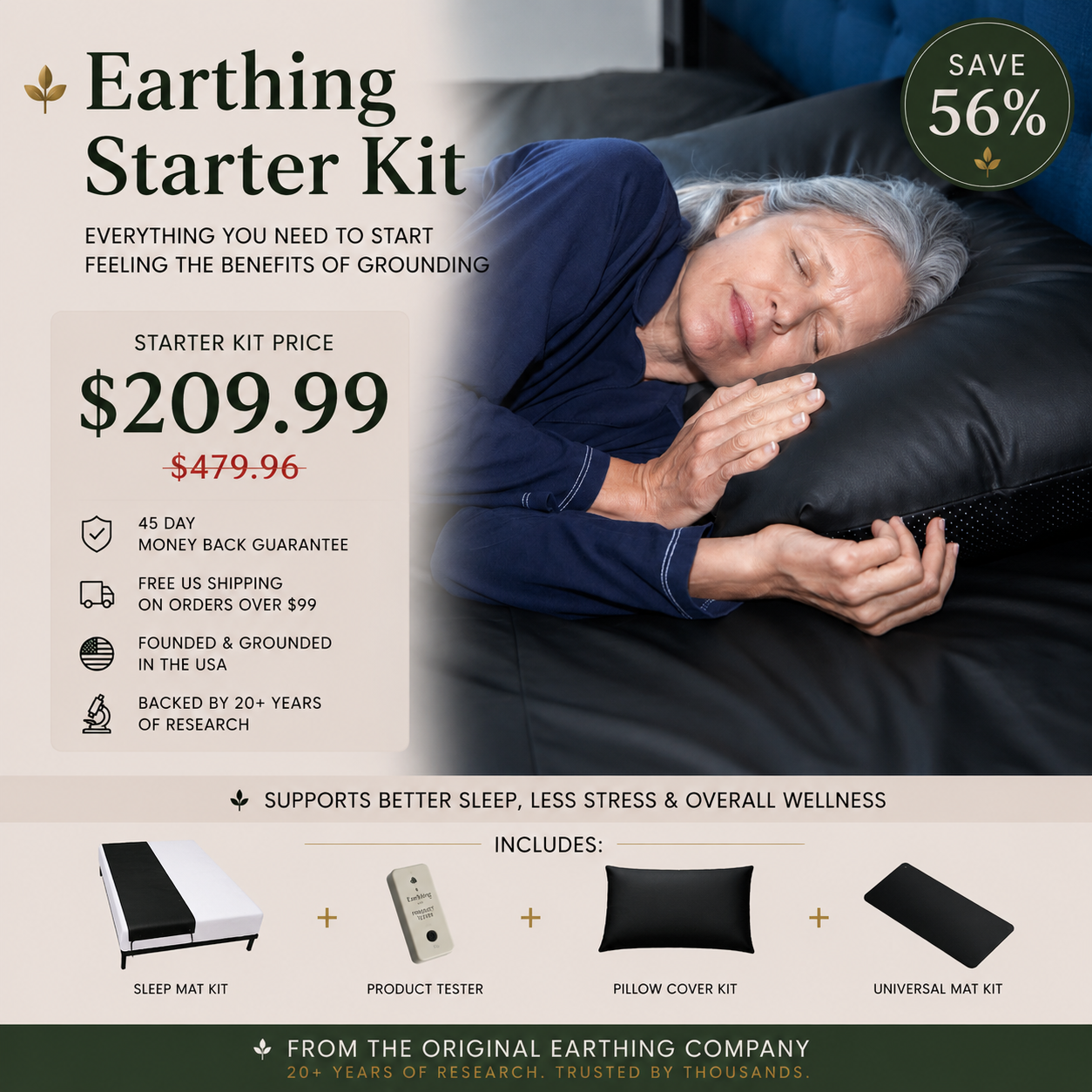 Earthing Facebook ad