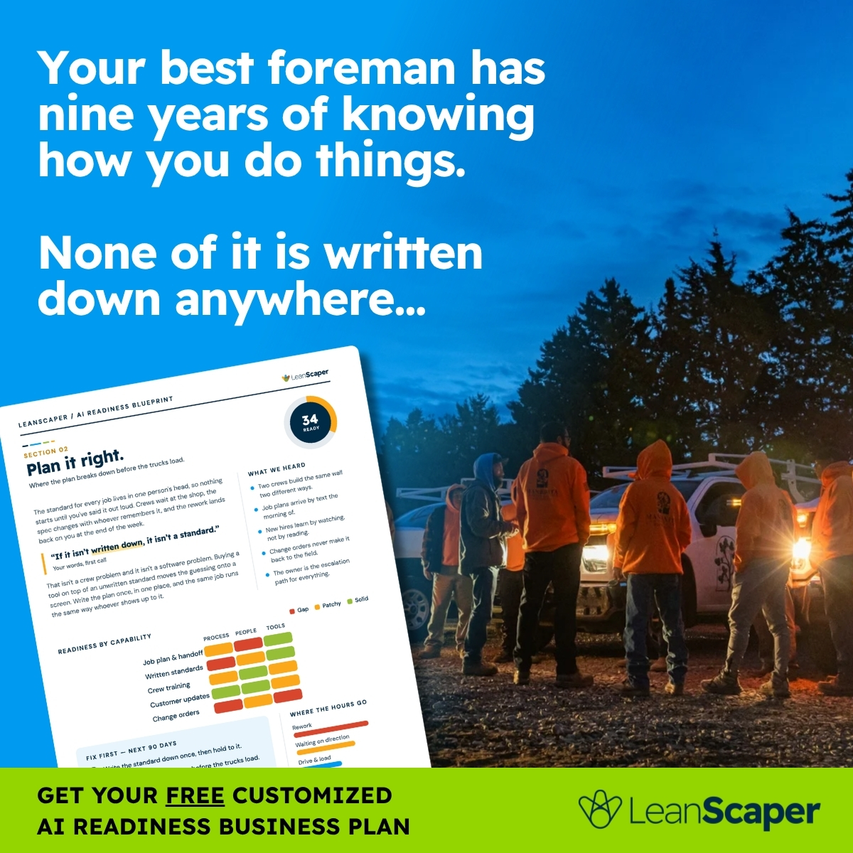 LeanScaper Facebook ad from Sep 23, 2026