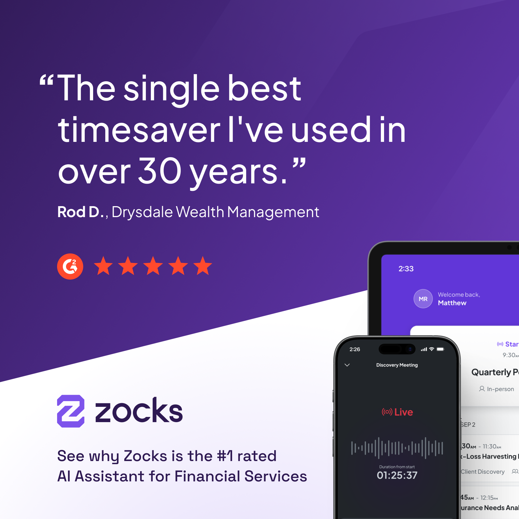Zocks Facebook ad