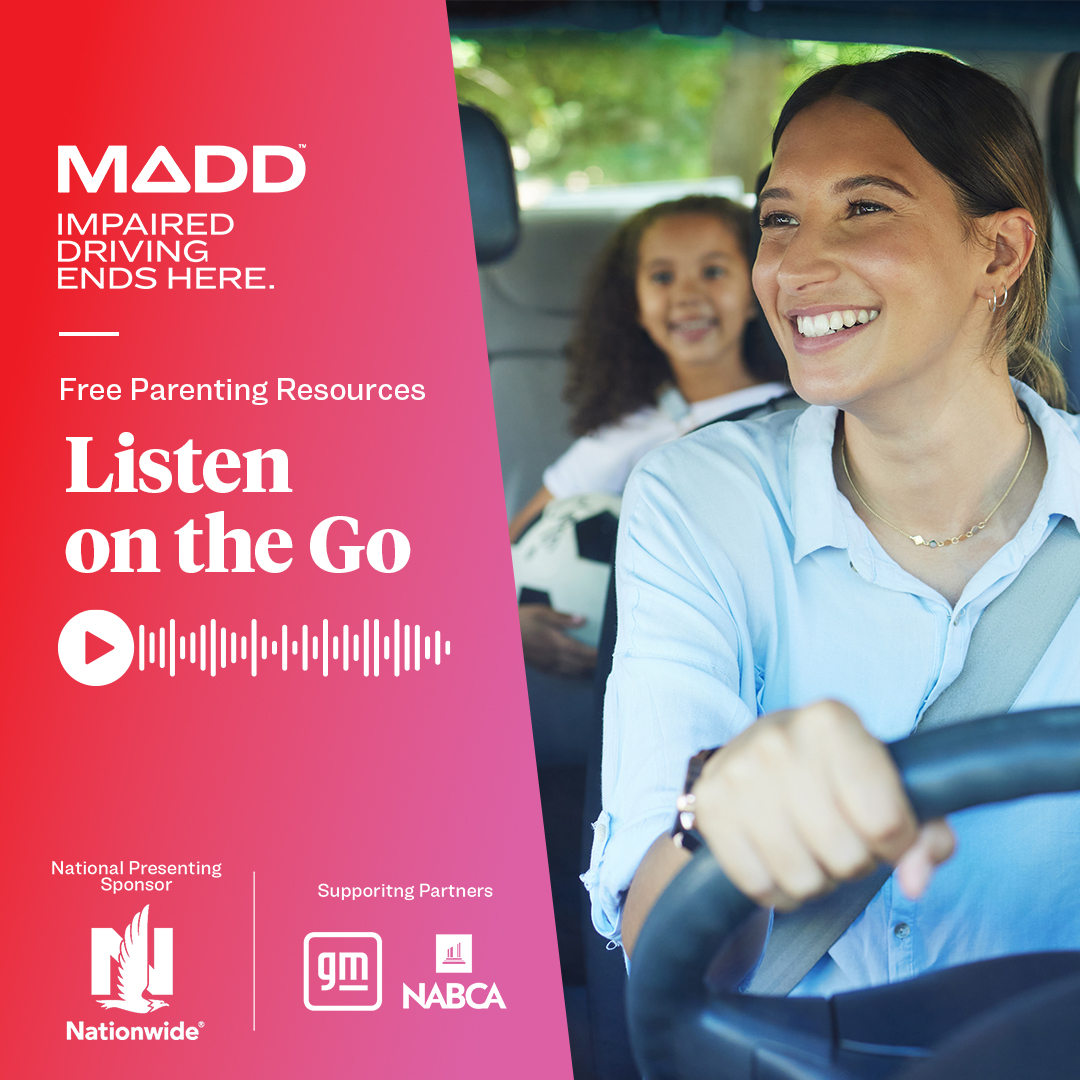 Mothers Against Drunk Driving (MADD) Facebook ad: Parenting Resources