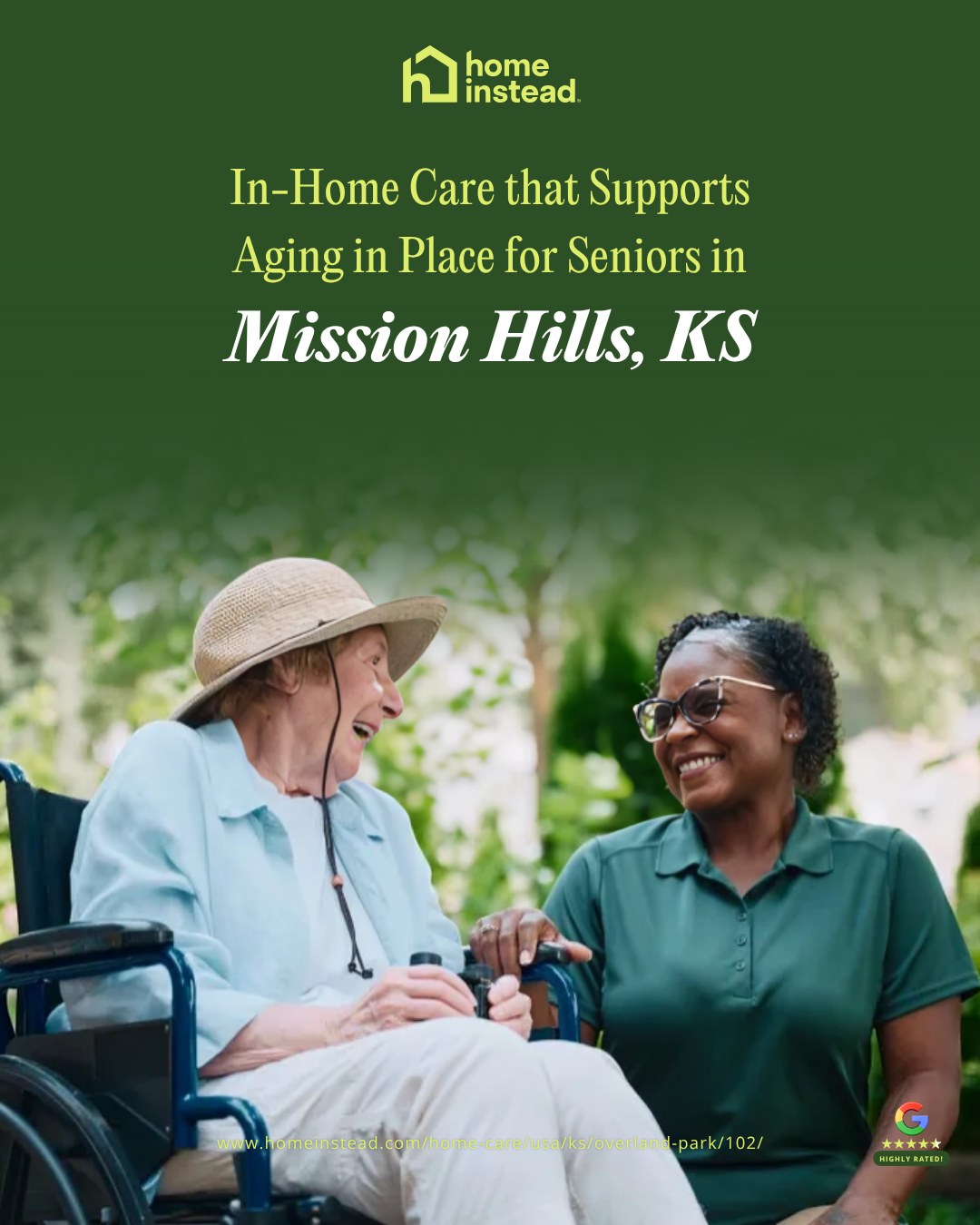 Home Instead Facebook ad: Home Instead: Trusted In-Home Senior Care Services