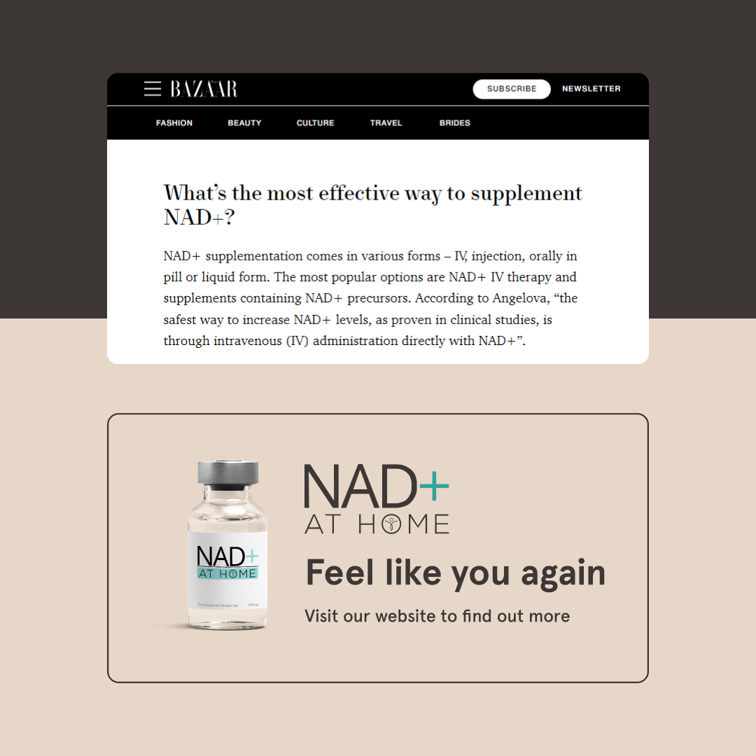 NAD+ AT HOME Facebook ad