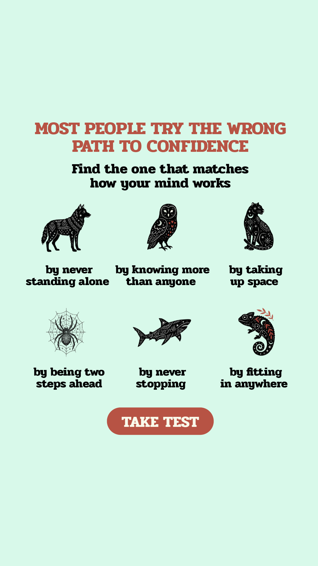 Personality Type Facebook ad