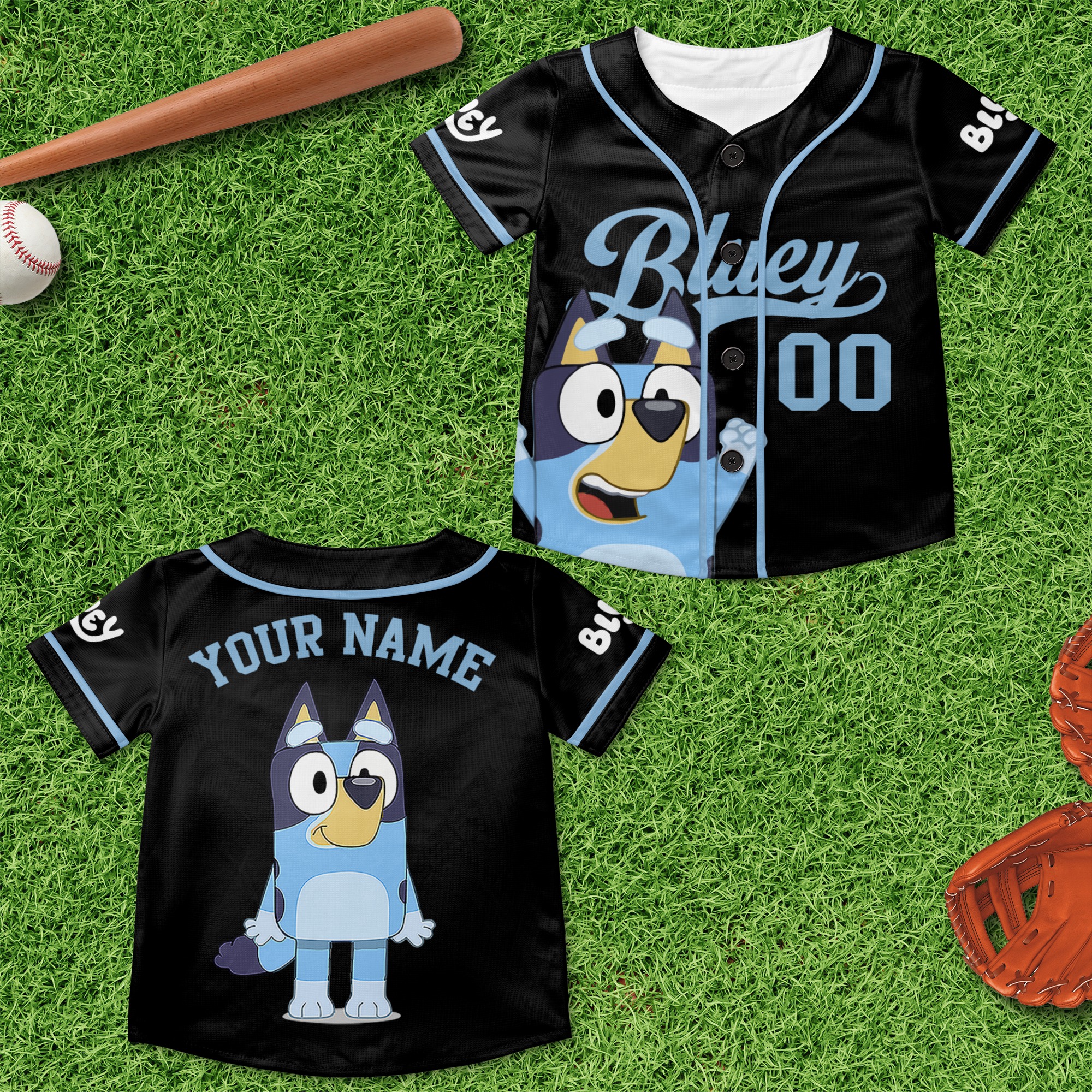 Fun Pick Gifts Facebook ad: Custom Baseball Jersey Design can be changed.
