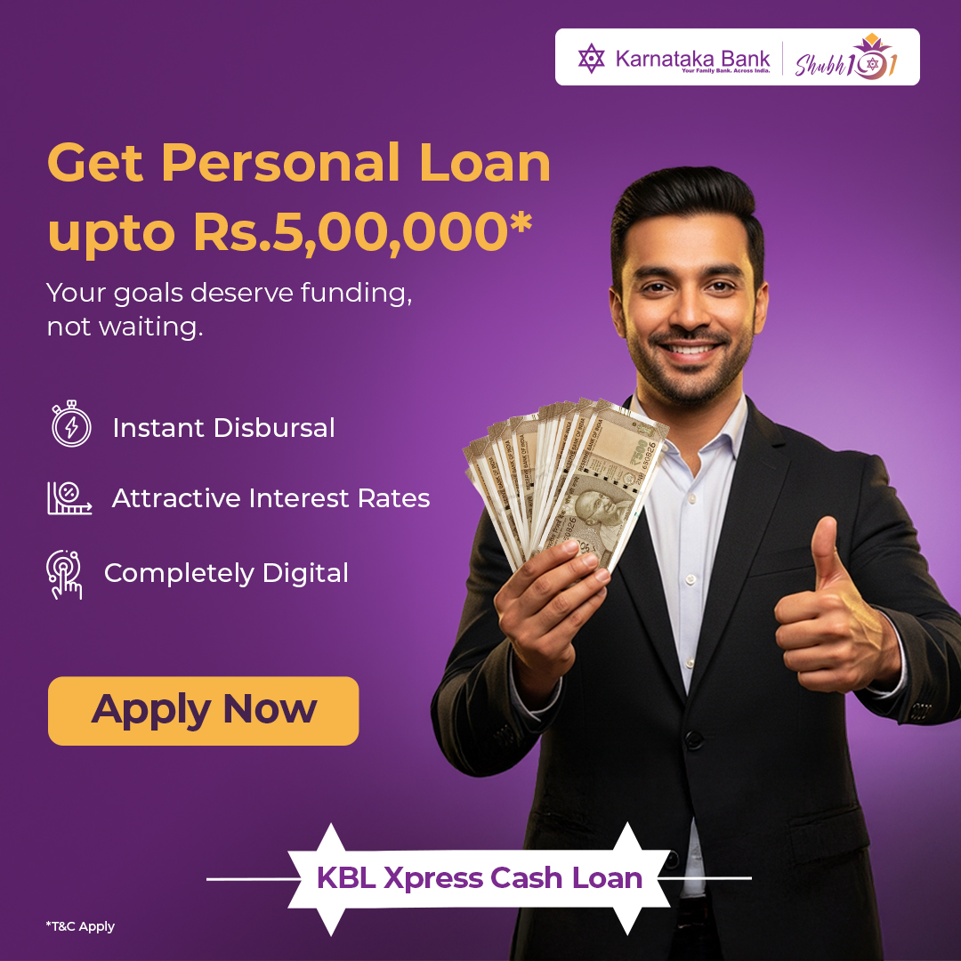 Karnataka Bank Facebook ad