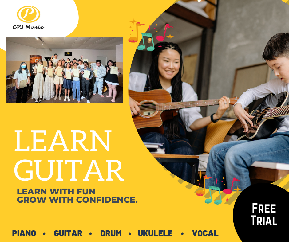 CPJ Music Education Group Facebook ad: 点击安排免费体验课!