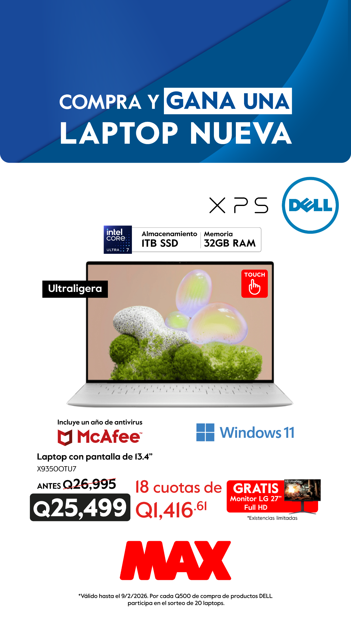 Tiendas MAX Facebook ad