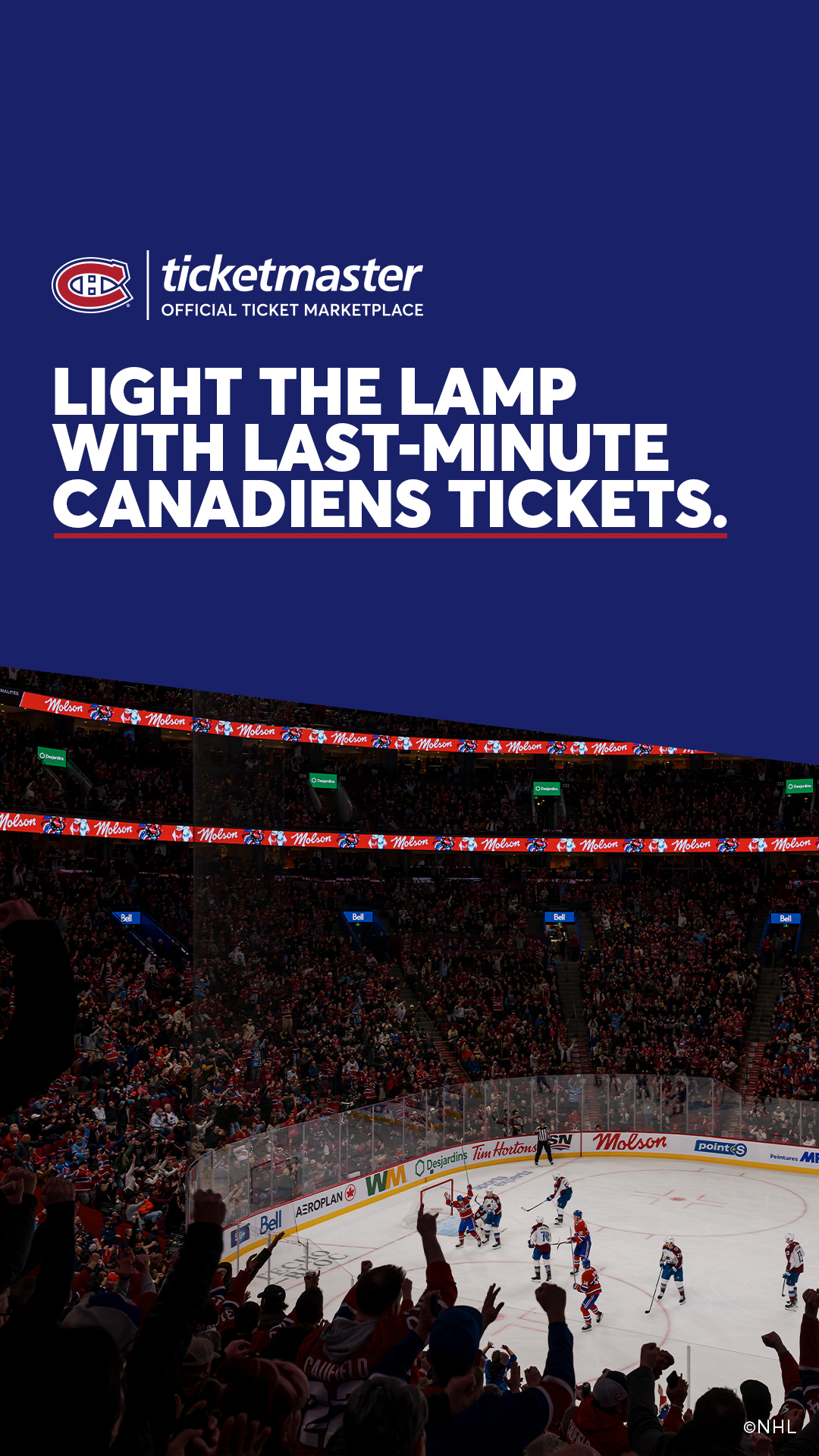 Ticketmaster Facebook ad