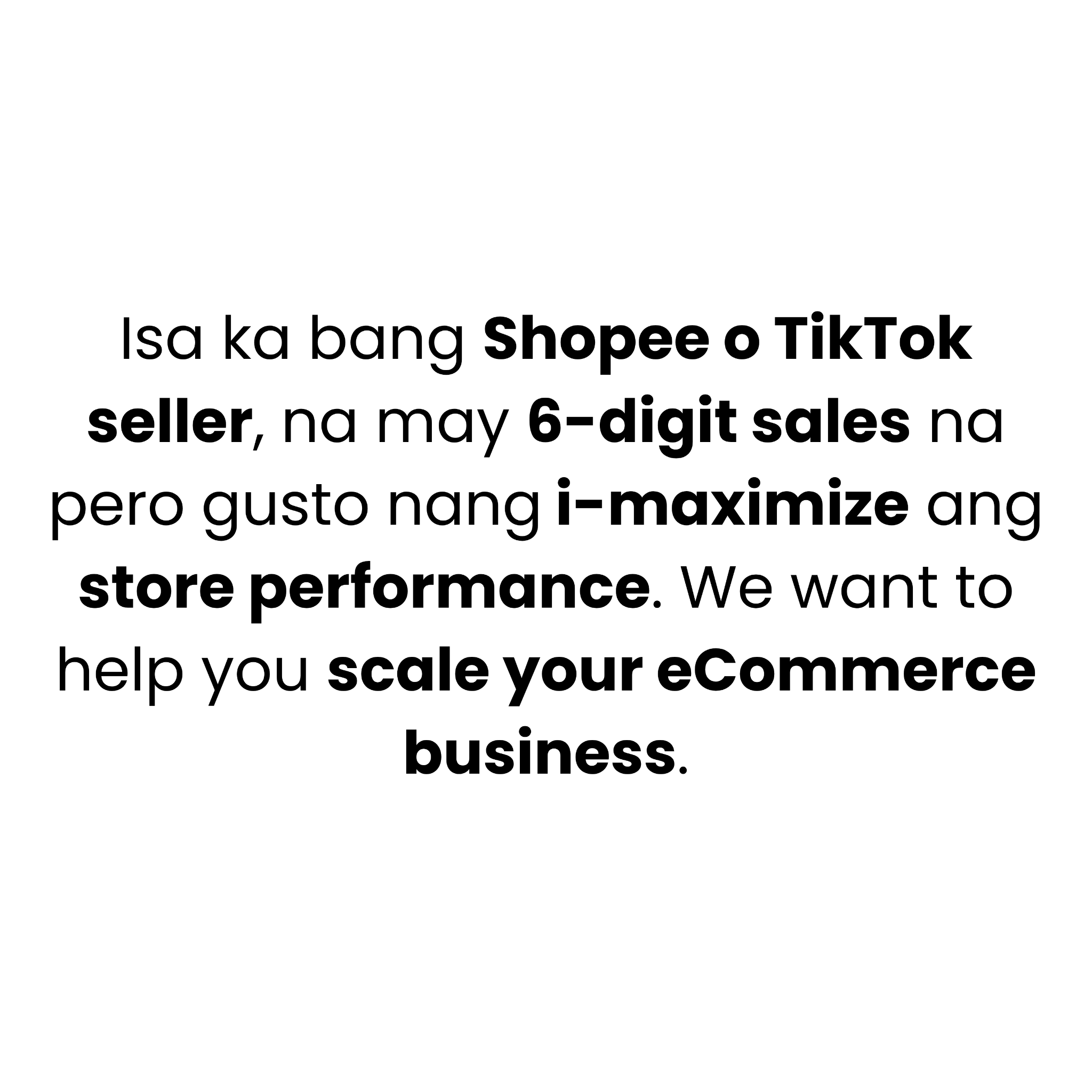 ECOM Accelerator Facebook ad