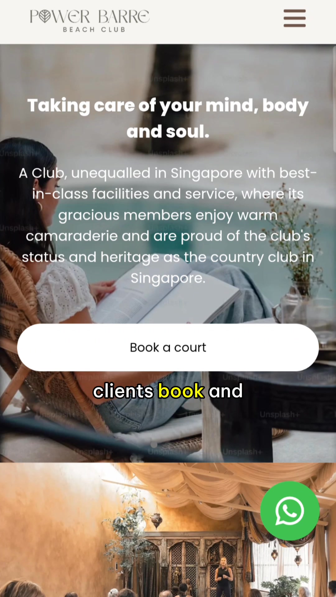 Rezerv Facebook ad: #1 Booking Software for New Fitness Studios