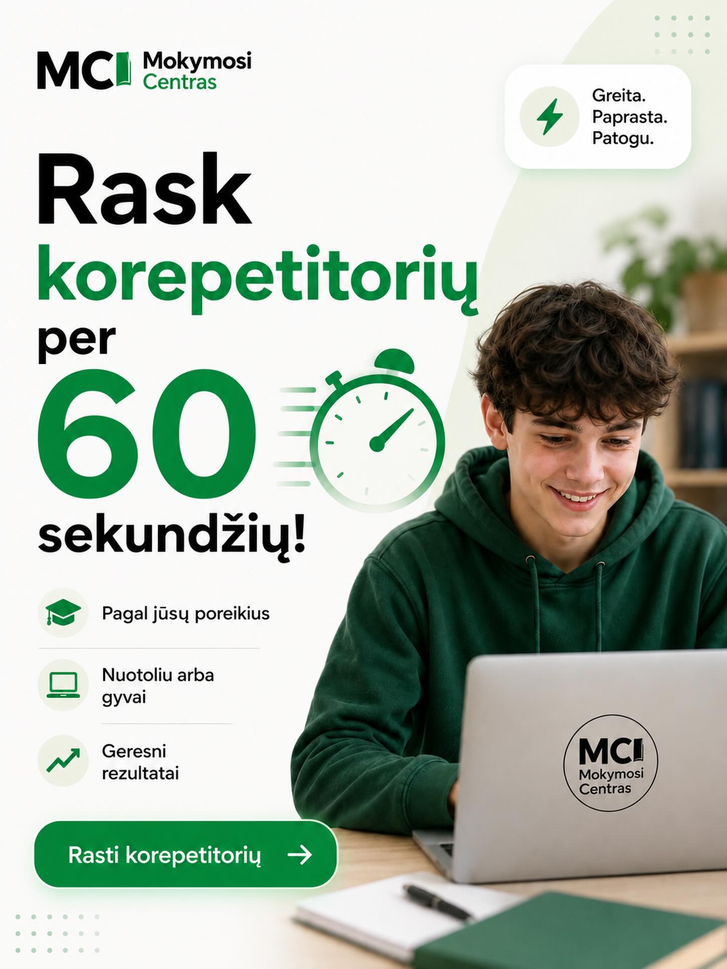 Mokymosi Centras Facebook ad