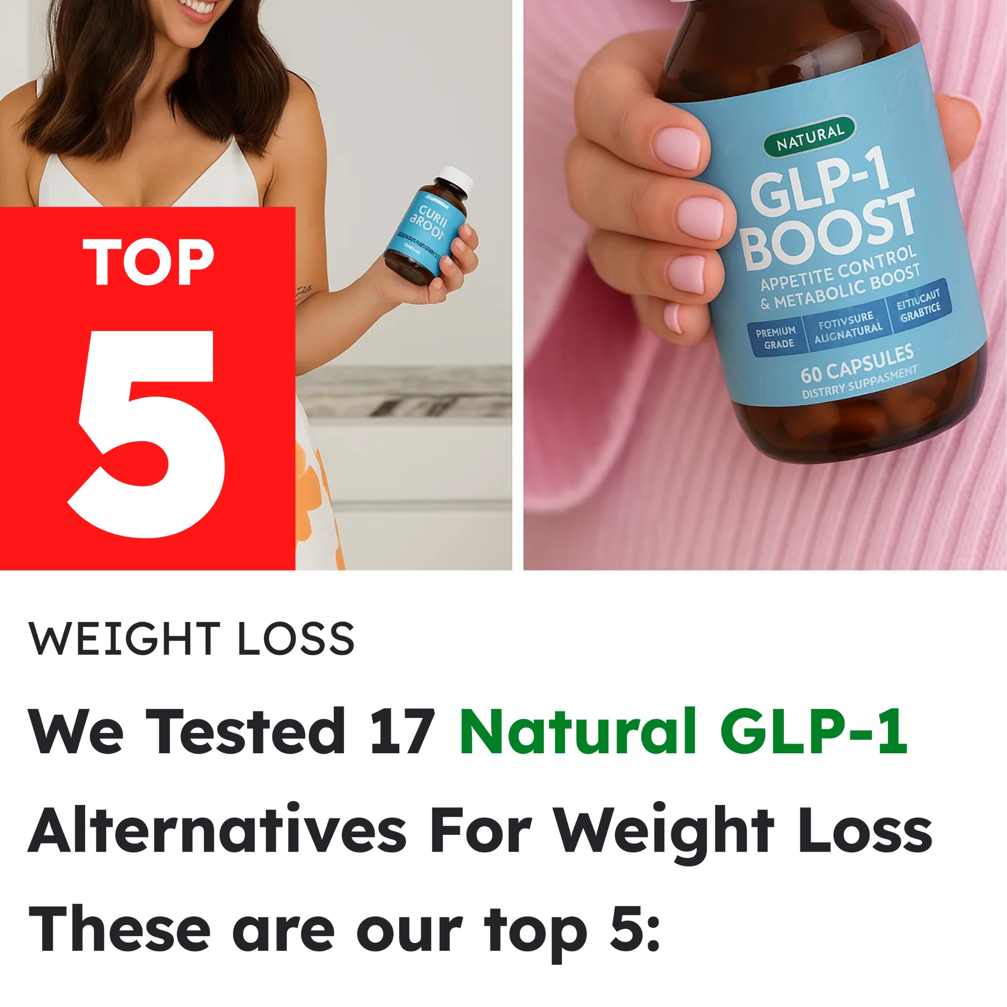 LifeHacks24 Facebook ad: Discover the Top 5 Natural GLP-1 Alternatives of 2025