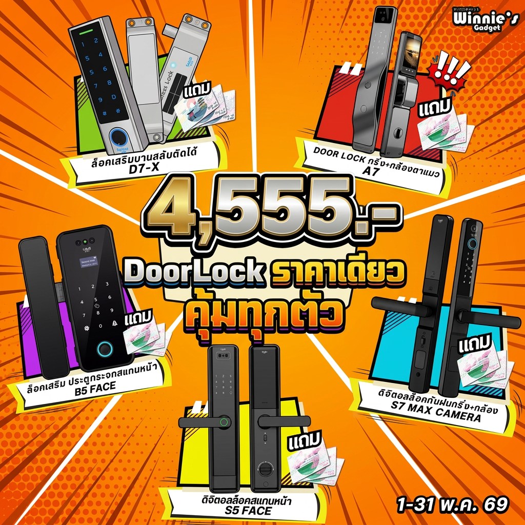 SebO Thailand กล้องวงจรปิดและกั๊ดเจ็ตสไตล์ญี่ปุ่น Facebook ad: ลดแรง ราคาเดียว! เพียง 4,555.