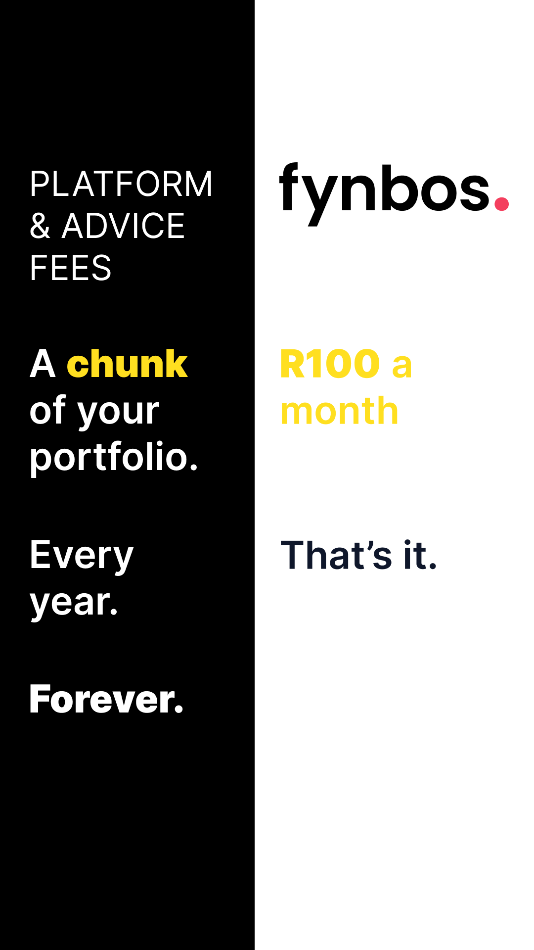 Fynbos Money Facebook ad