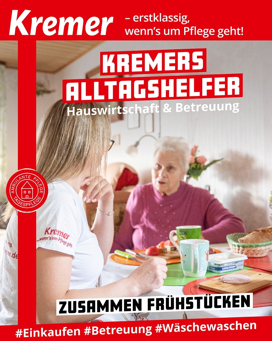 KREMER, erstklassig, wenn’s um Pflege geht Facebook ad from May 29, 2026