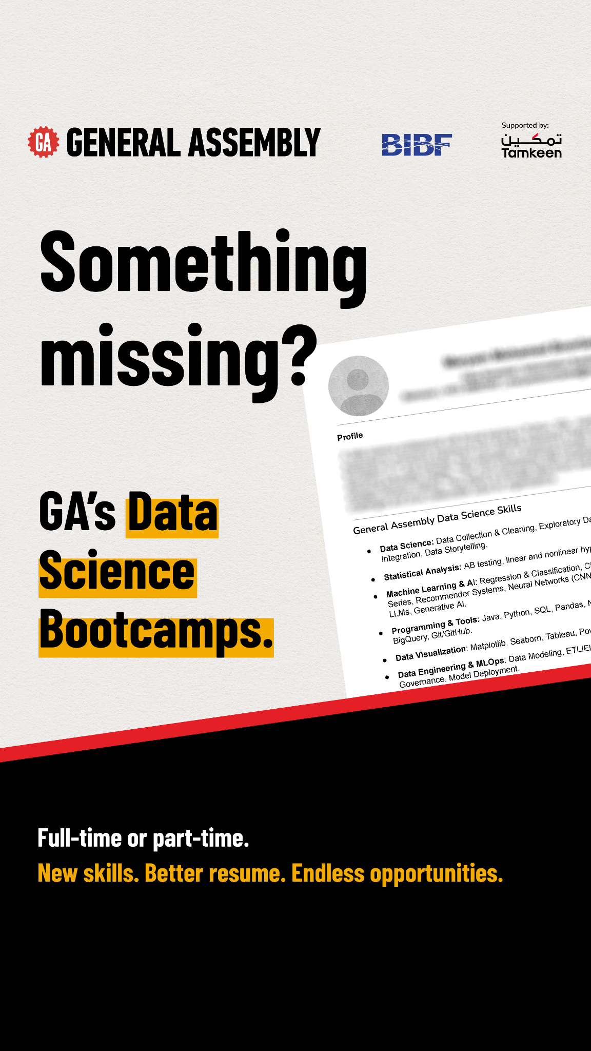 General Assembly Middle East Facebook ad