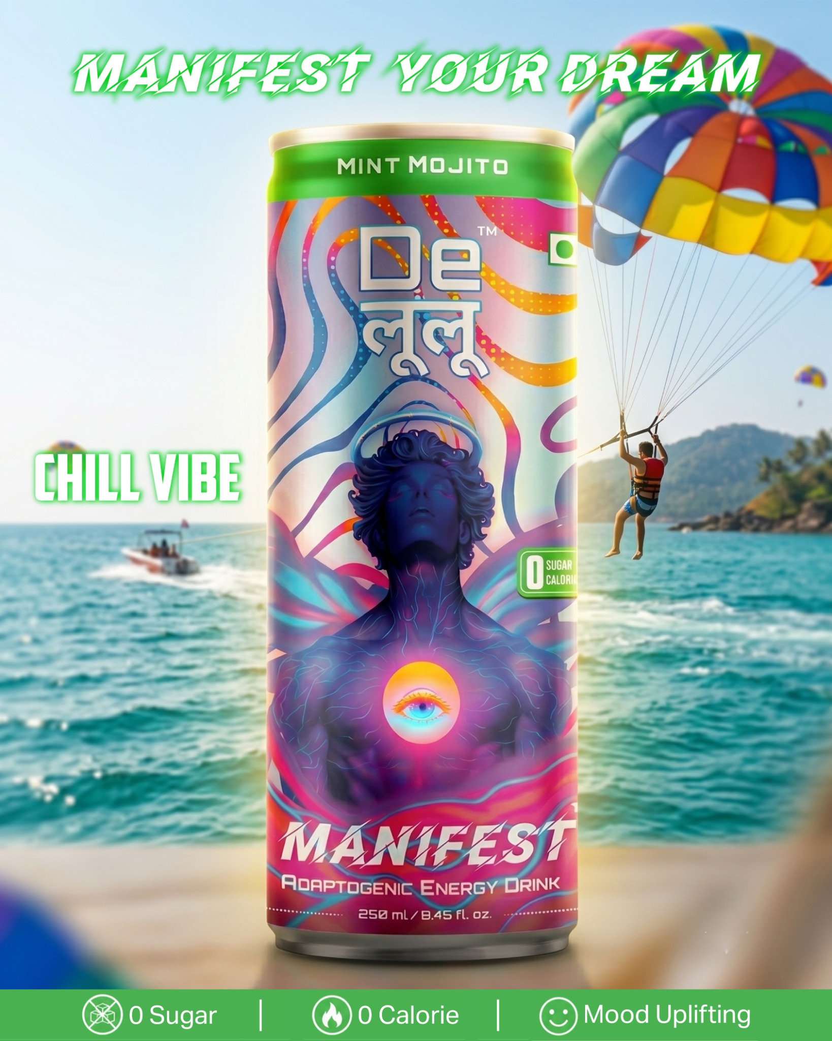 delululand.official Facebook ad: Refreshing Minty Drop