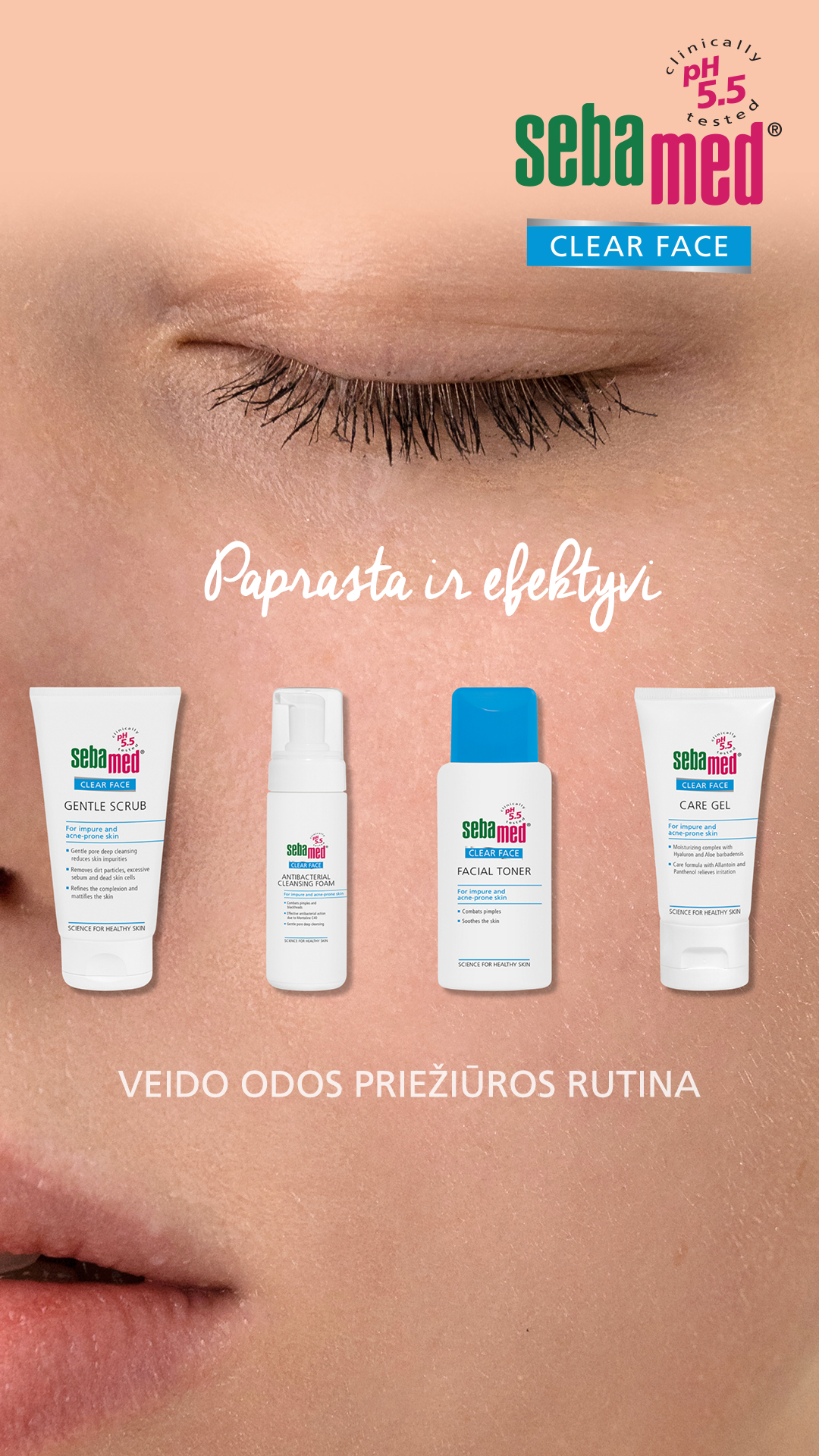 Sebamed Lietuva Facebook ad from Mar 11, 2026