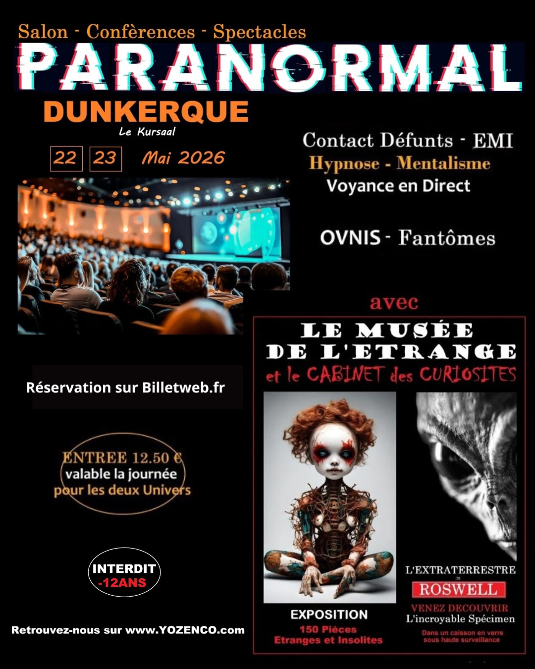 Salons du Paranormal Facebook ad: [DUNKERQUE] 𝟐è𝐦𝐞 𝐞́𝐝𝐢𝐭𝐢𝐨𝐧 𝐝𝐮 𝐒𝐀𝐋𝐎𝐍 &…