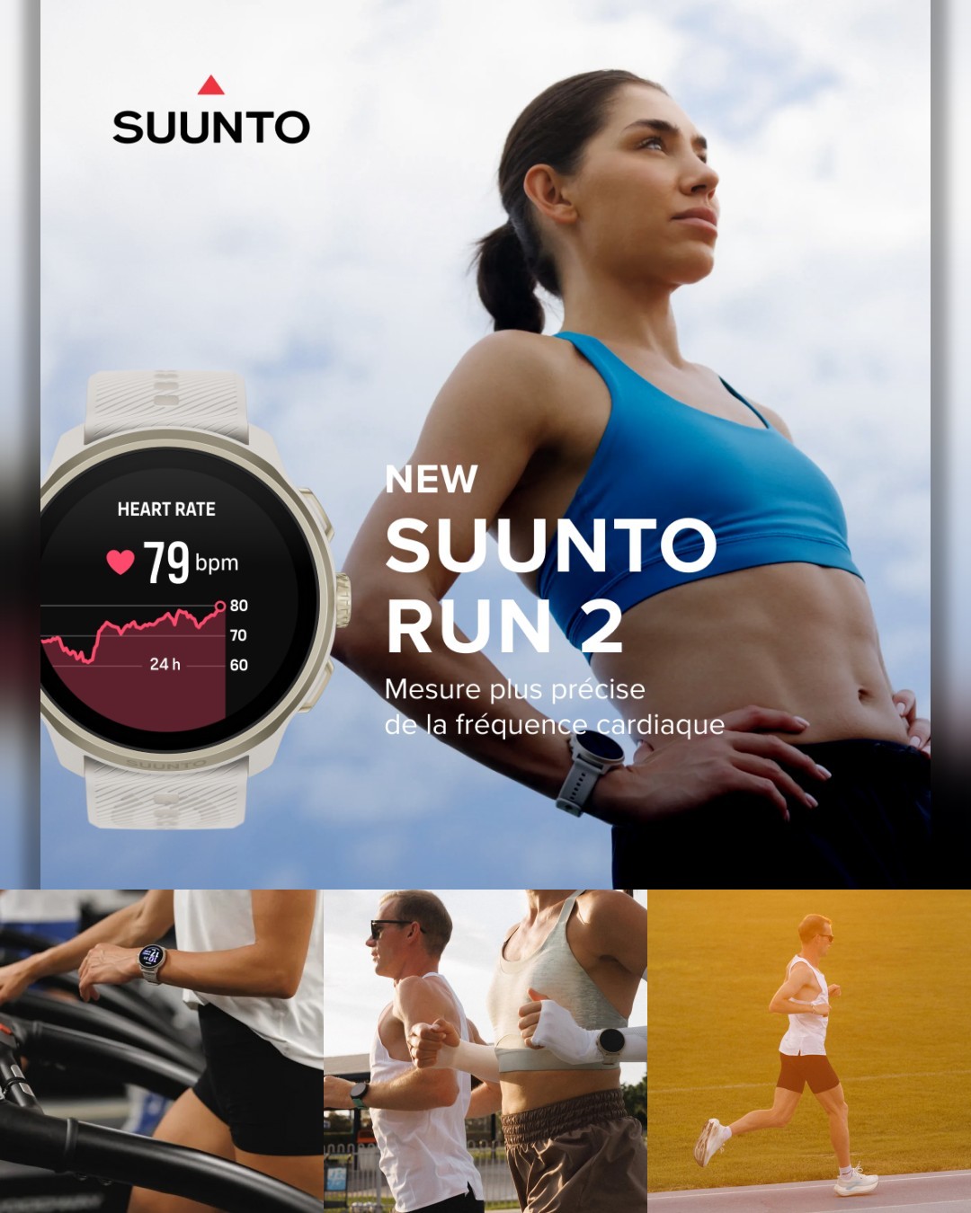 Suunto Facebook ad: Suunto Run 2. Découvrez votre course