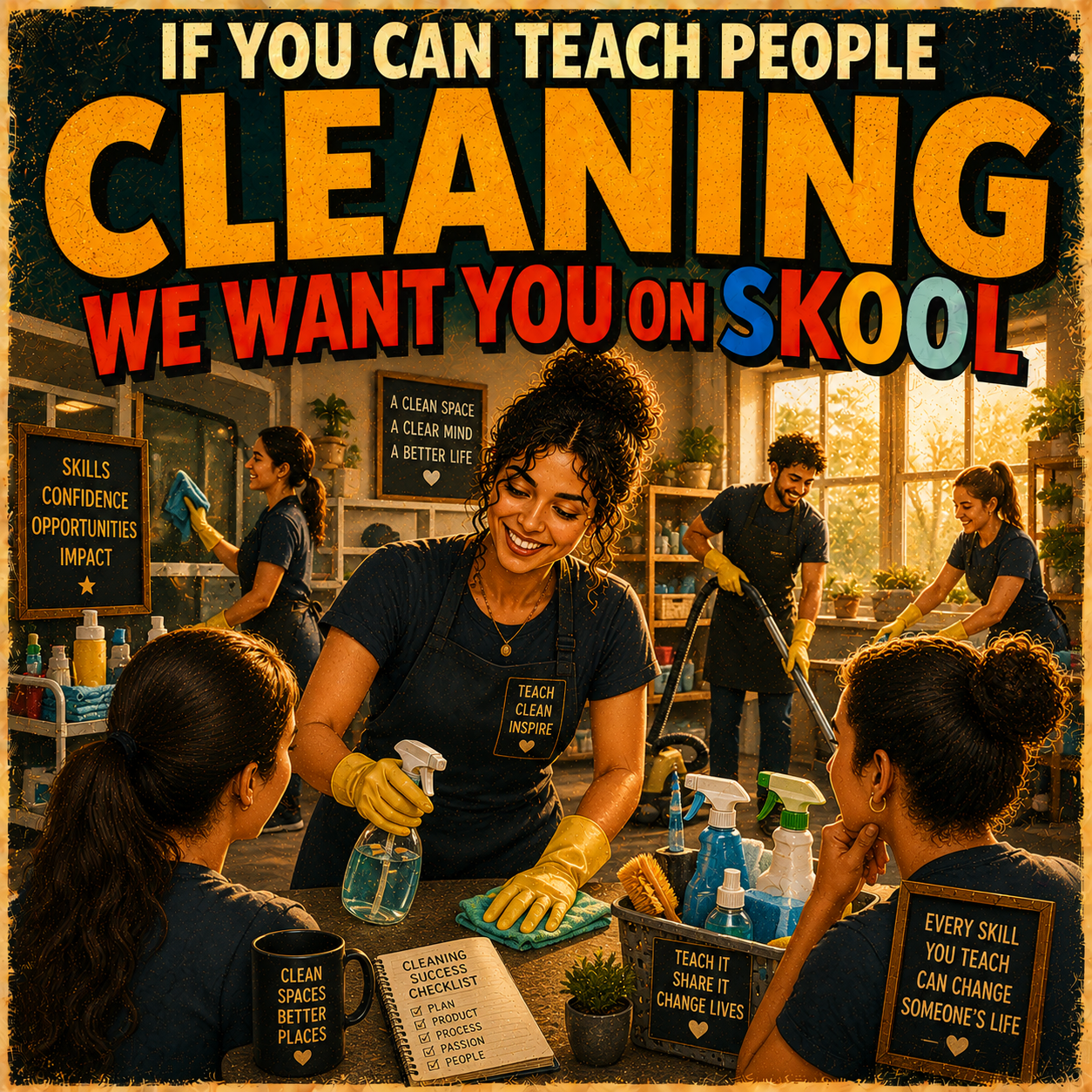 Skool Facebook ad