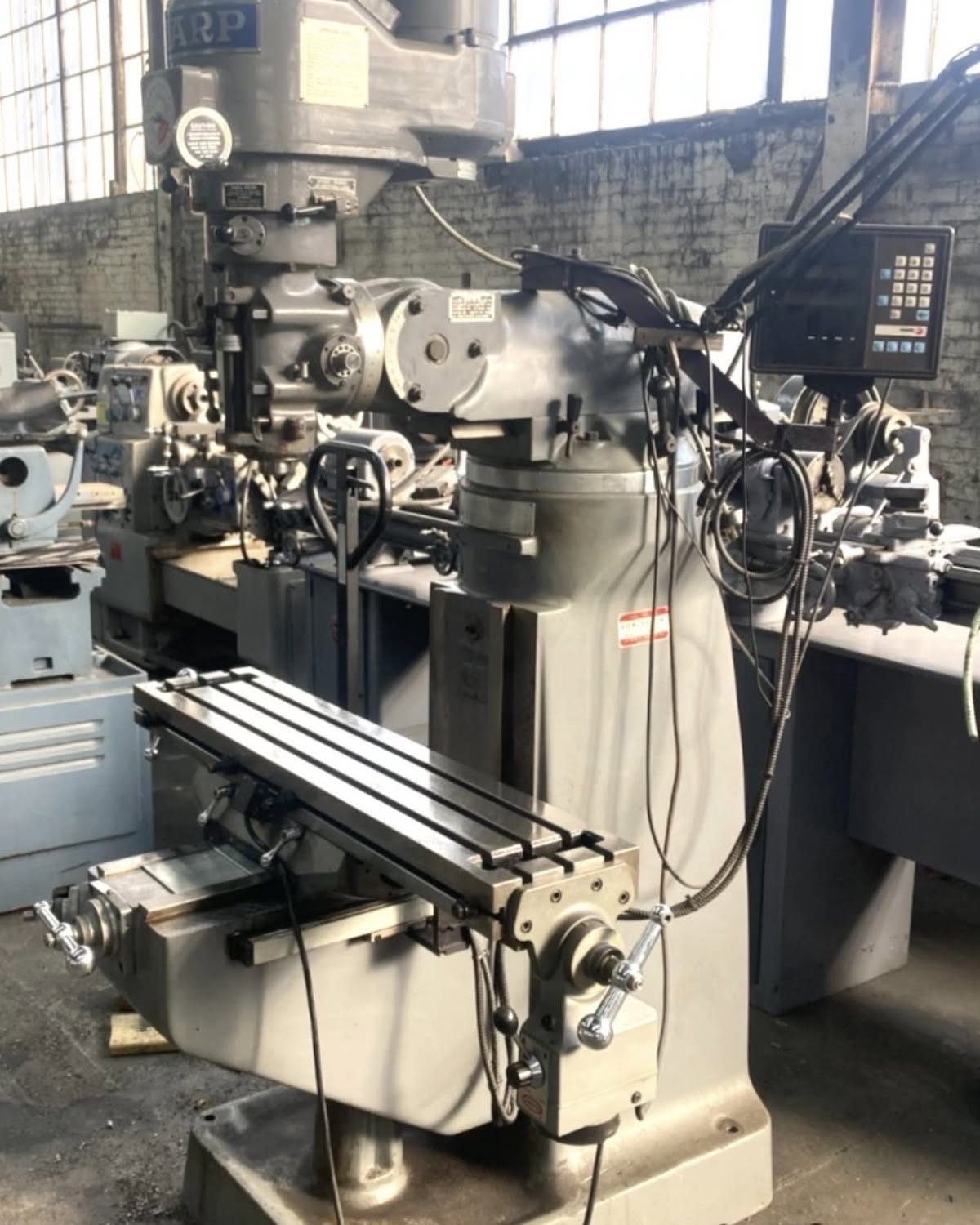 Matthew Korpita Facebook ad: Sharp Milling Machine 3HP Vari Speed Late Model w/…