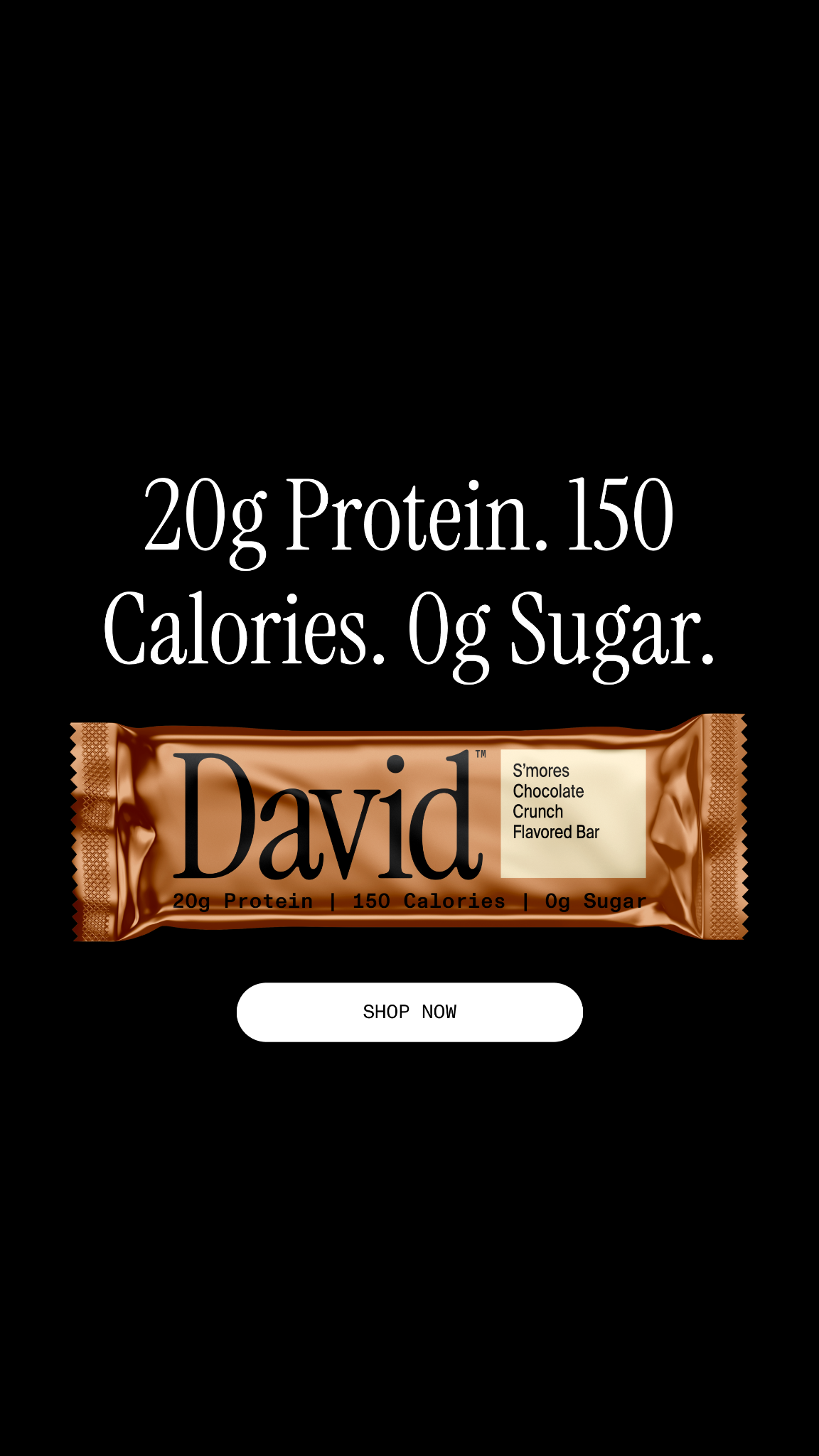David Protein Facebook ad