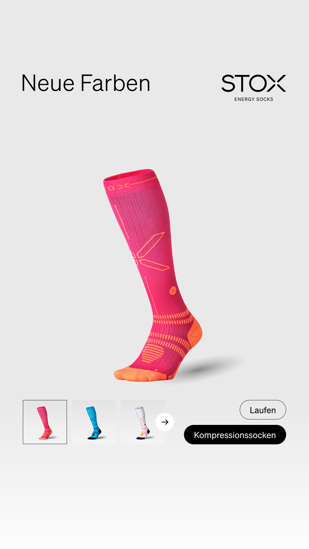 STOX Energy Socks Facebook ad