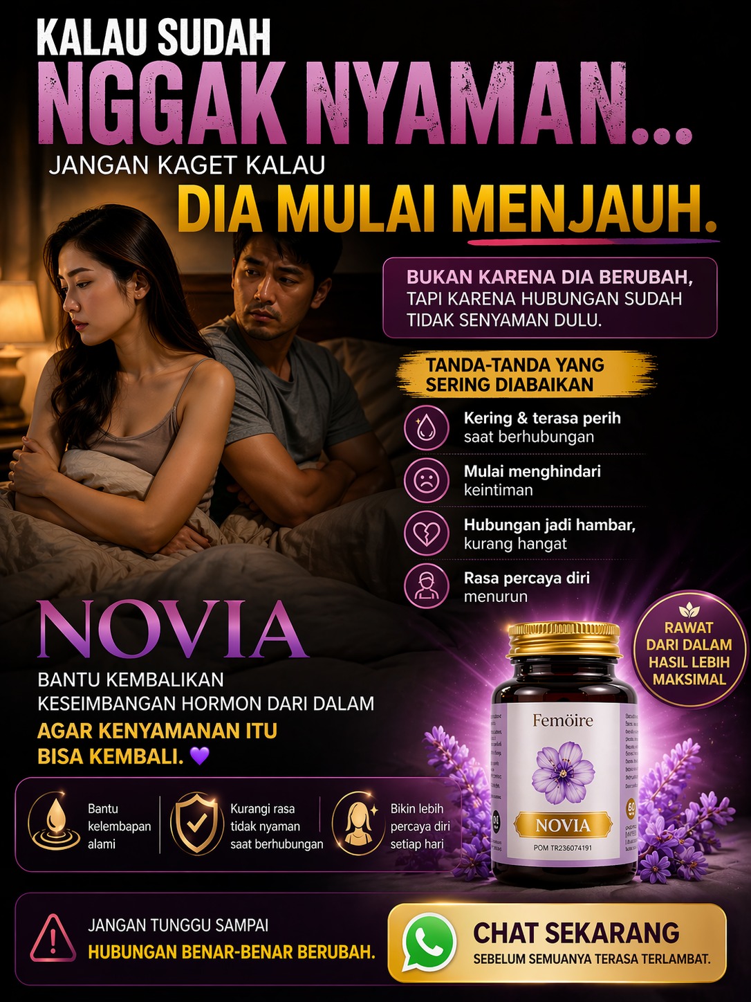 Nadya Store Facebook ad: 1 Botol Novia = 3 Manfaat Utama Wanita