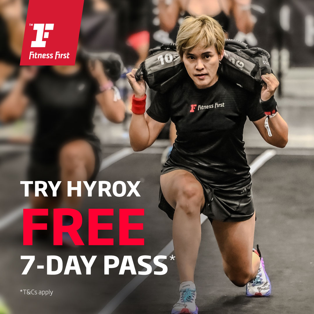 Fitness First Indonesia Facebook ad: Coba Hyrox Gratis Sekarang