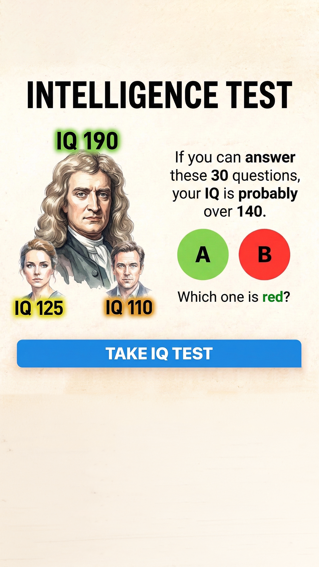 My IQ Facebook ad