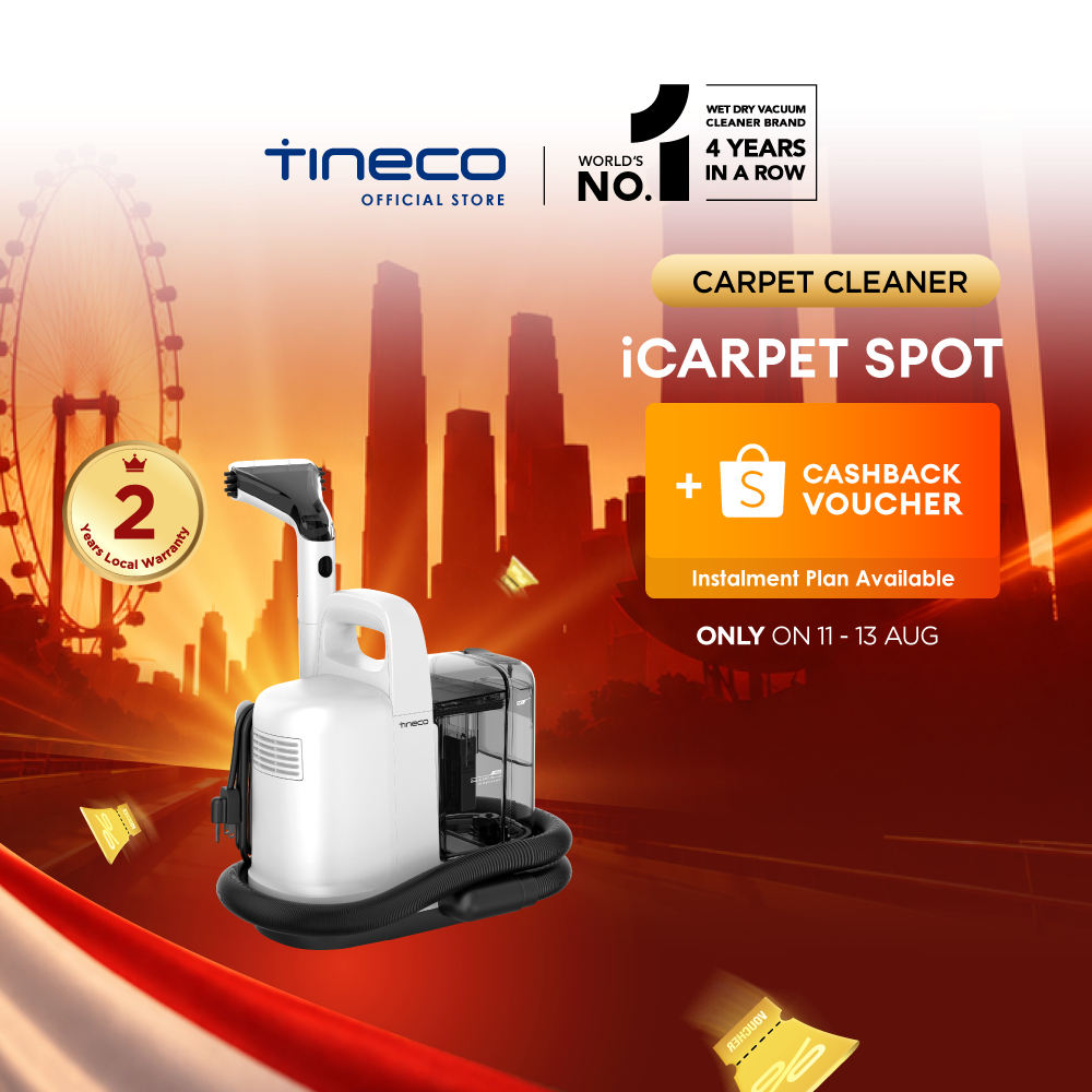 Tineco Singapore Facebook ad: Under the sofa, under the bed… confirm never…