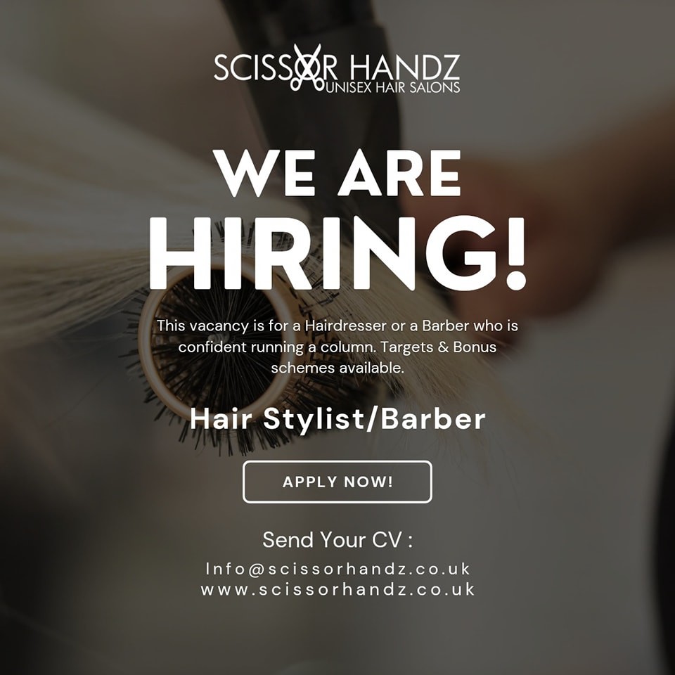 Scissor Handz Sittingbourne Facebook ad from Apr 5, 2026