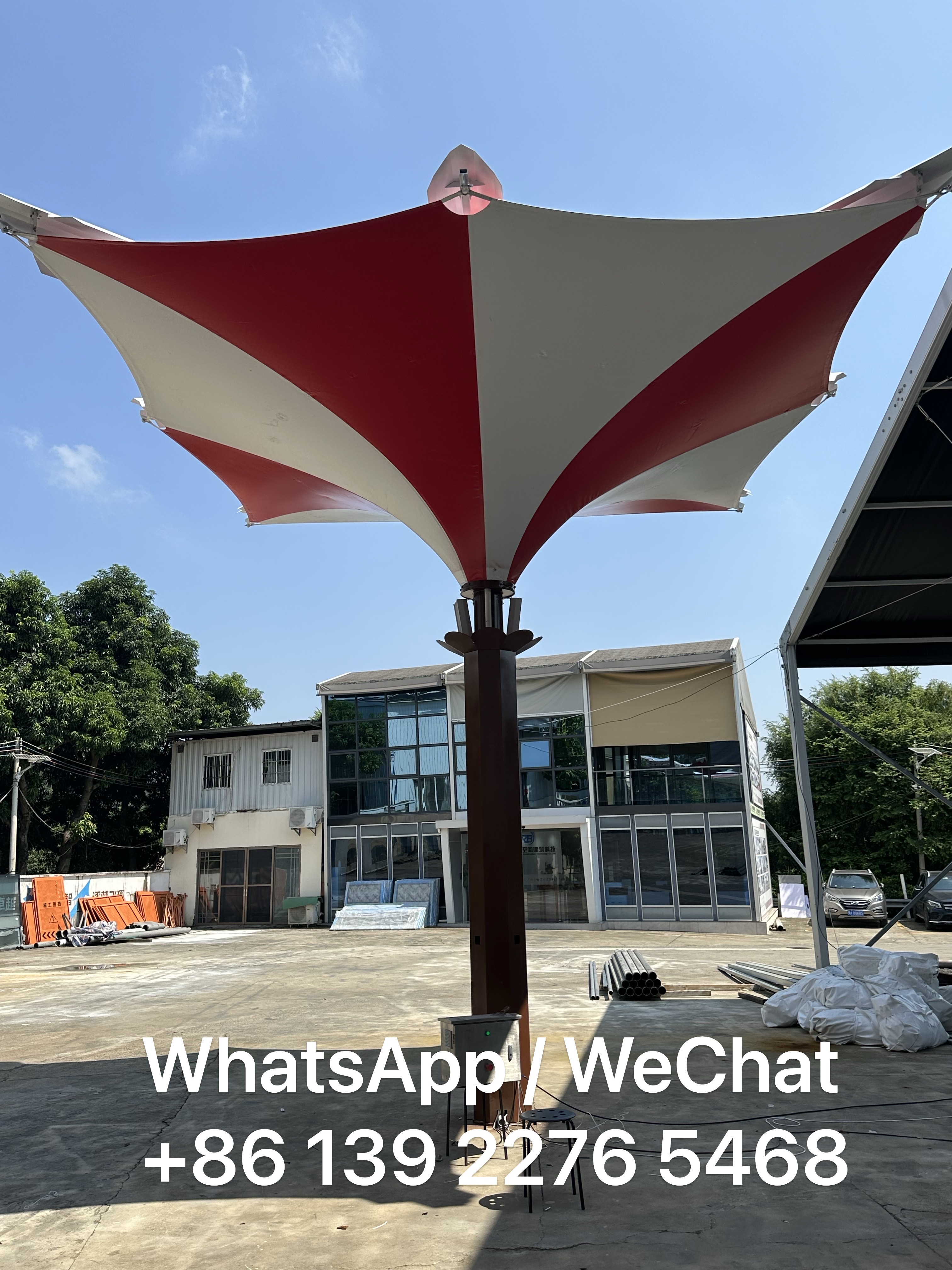 GuangZhou Ruibo Space Construction Technology Co.,Ltd Facebook ad: Custom Electric Giant Canopy Umbrella