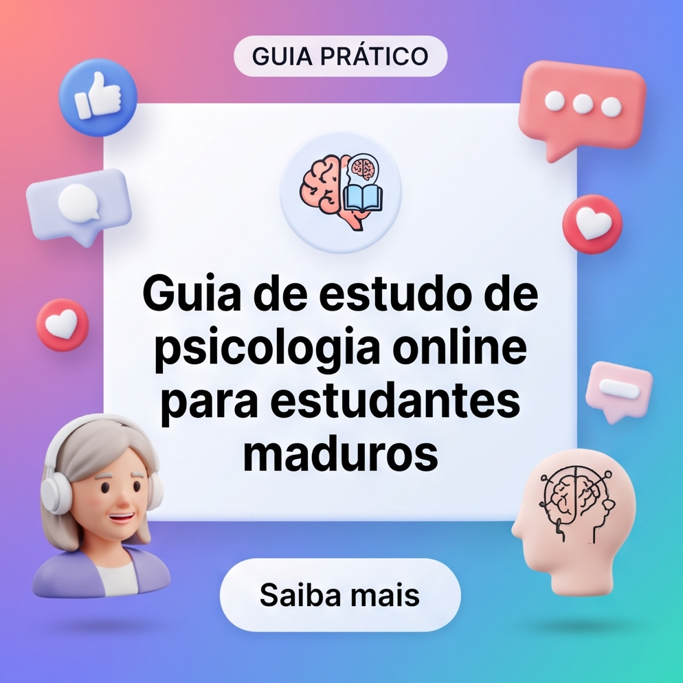 Sentical Drop Facebook ad: Guia de estudo de psicologia online