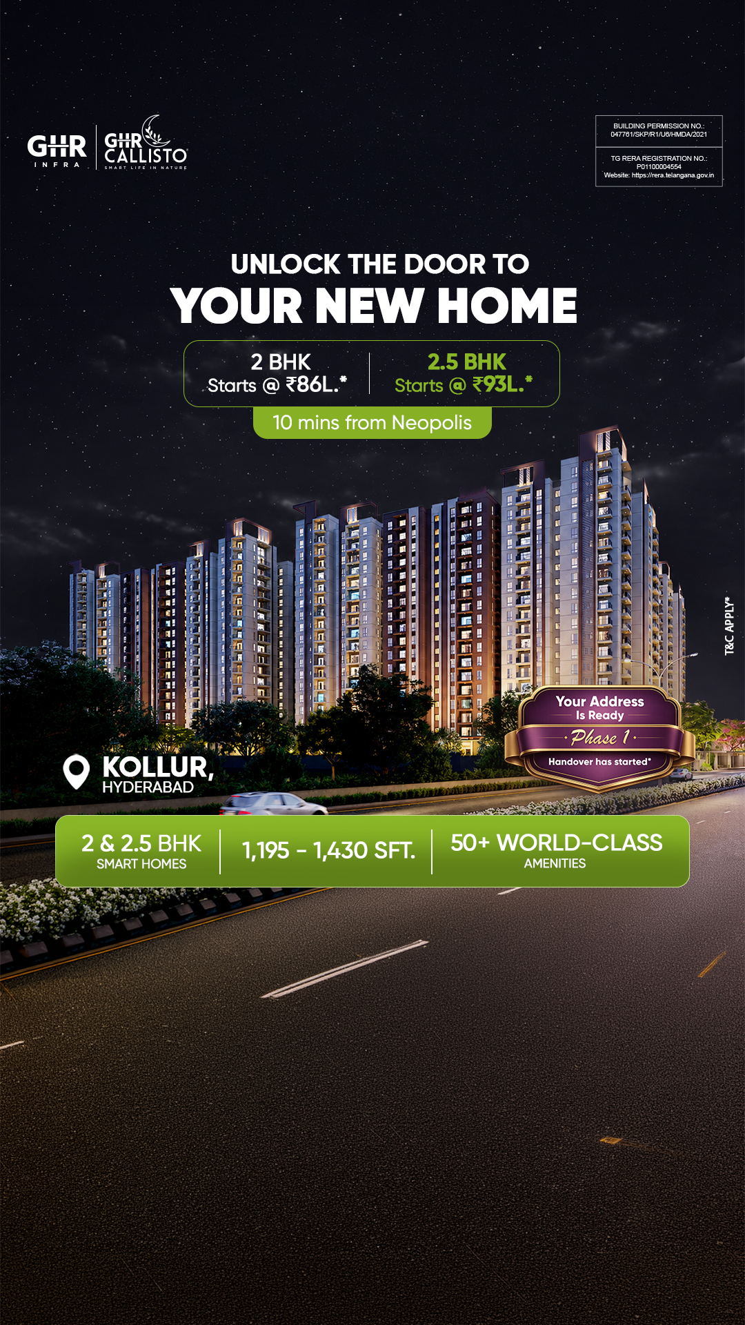 GHR INFRA Facebook ad