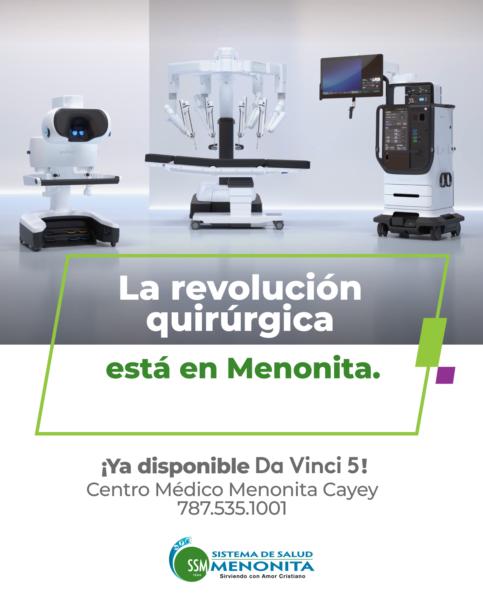 Sistema de Salud Menonita Facebook ad: Innovación quirúrgica