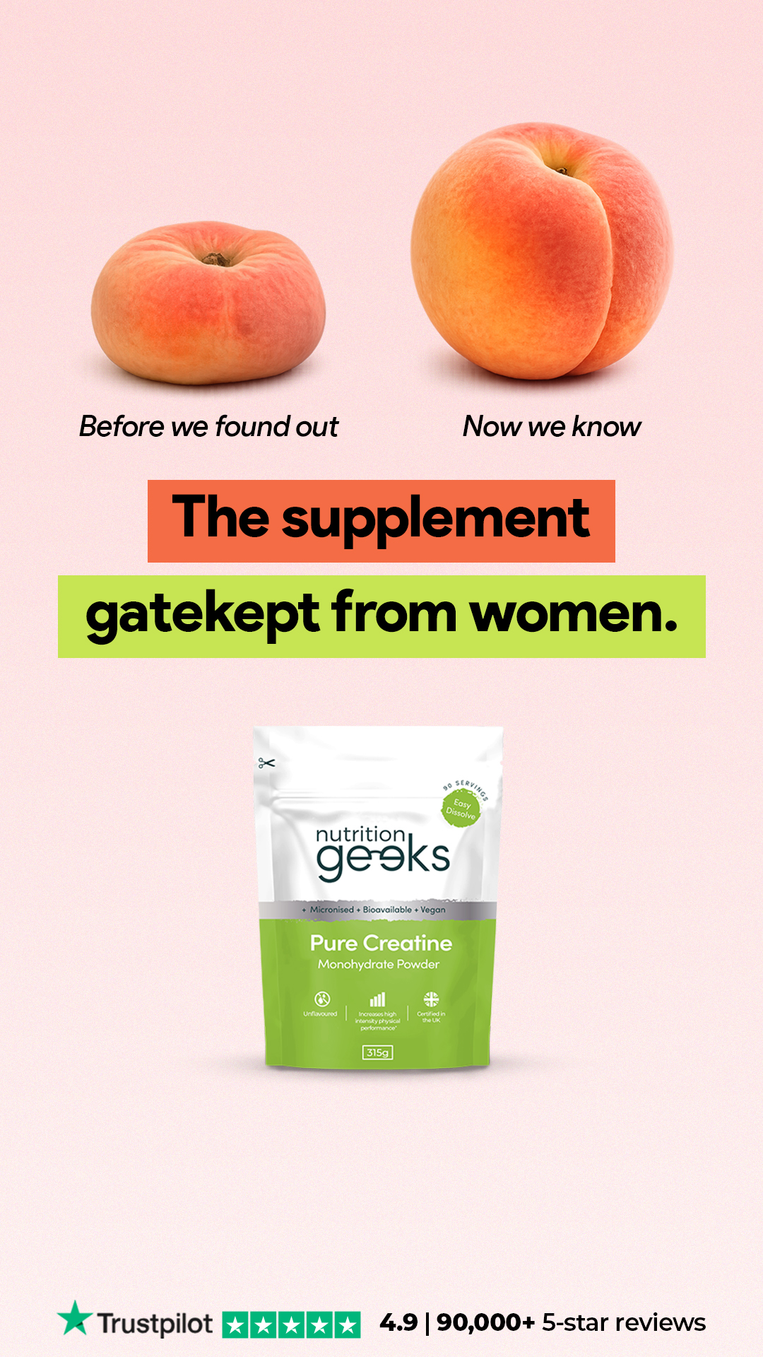 Nutrition Geeks Facebook ad