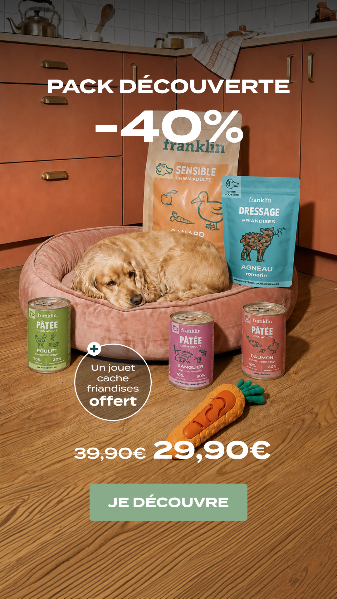 Franklin Pet Food Facebook ad