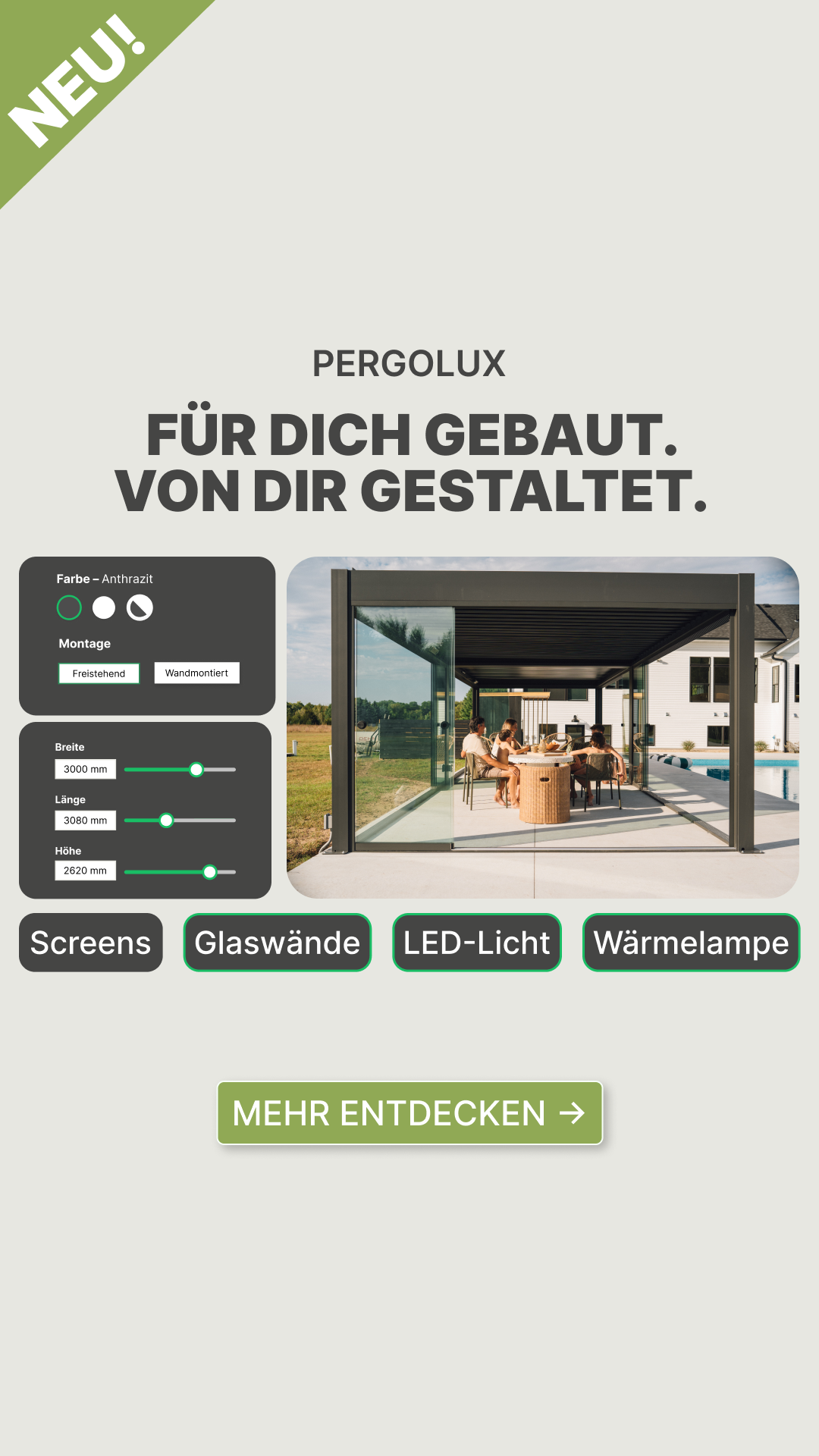 Pergolux Facebook ad