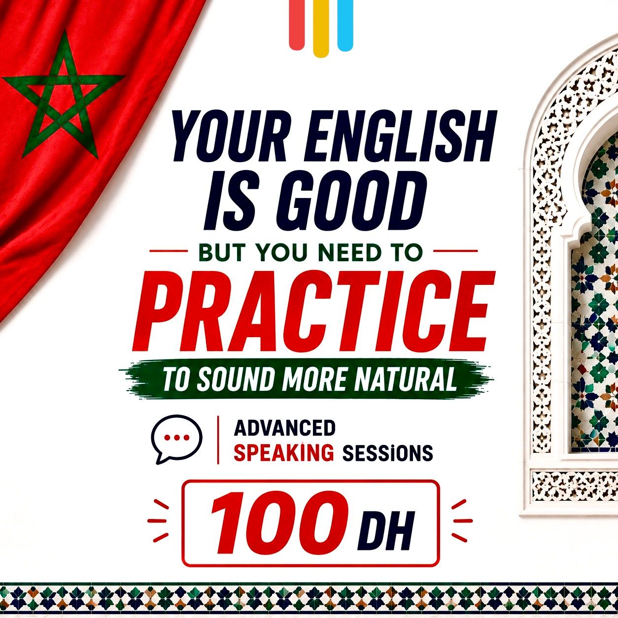 EasyGlish Facebook ad