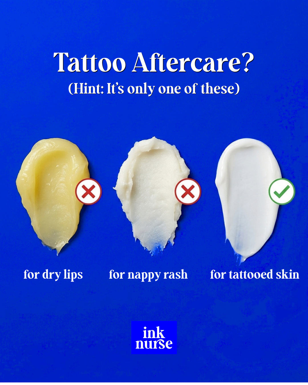 Ink Nurse Facebook ad: No More Re-Doing Your Tattoos, PLEASE.