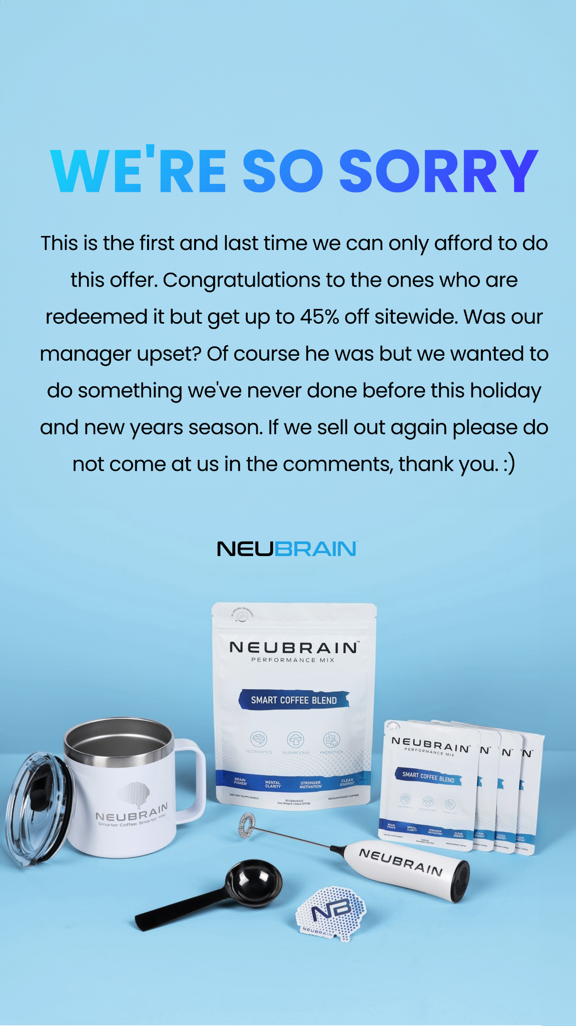 Mushroom Coffee Lovers Facebook ad