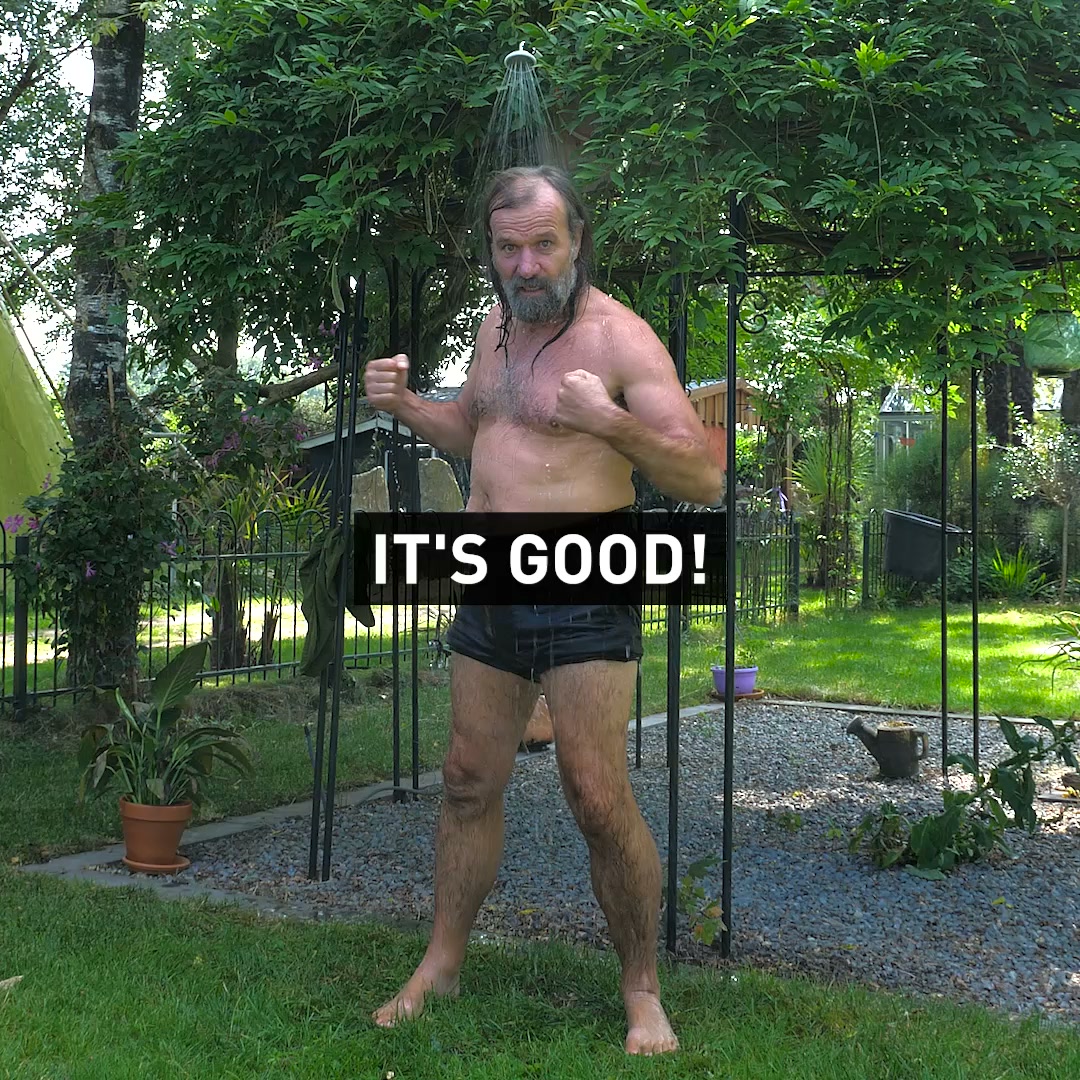 The Iceman (Wim Hof) Facebook ad: Dance with me