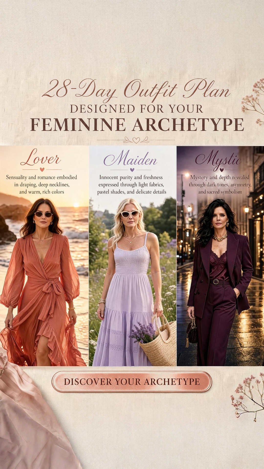Glam app Facebook ad: The Outfit Formula That Makes Women Look Effortlessly…