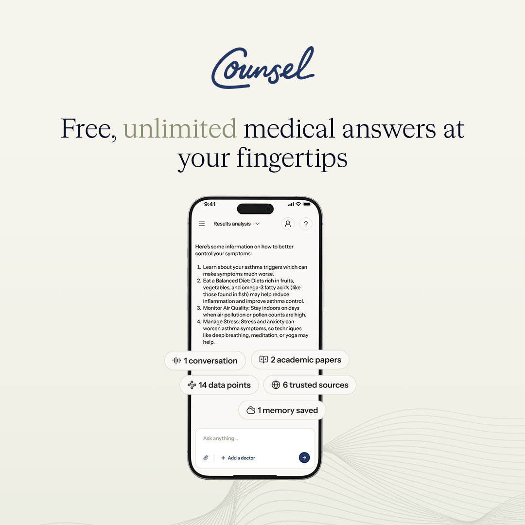 Counsel Health Facebook ad