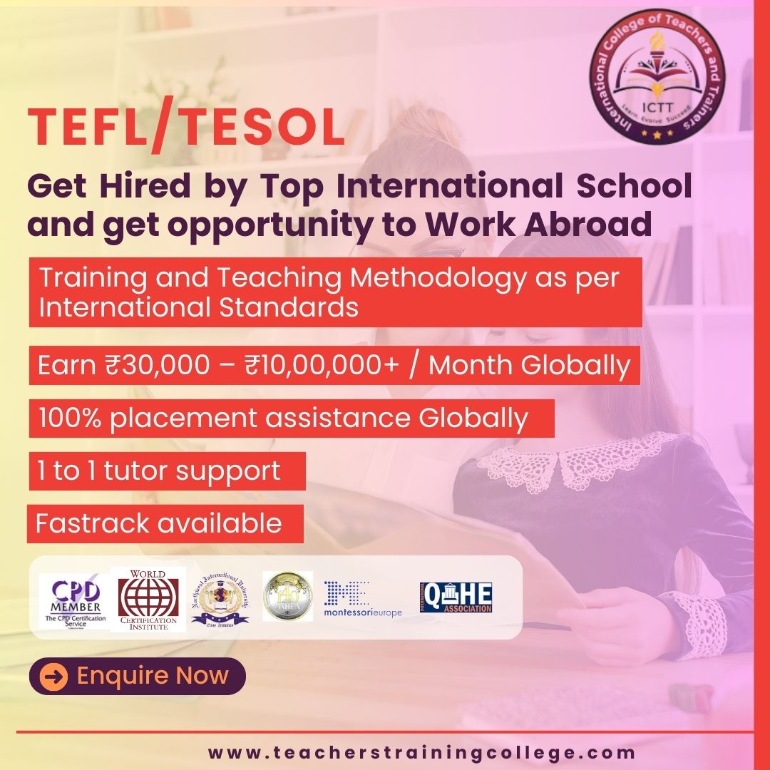 International College of Teachers and Trainers -ICTT Facebook ad